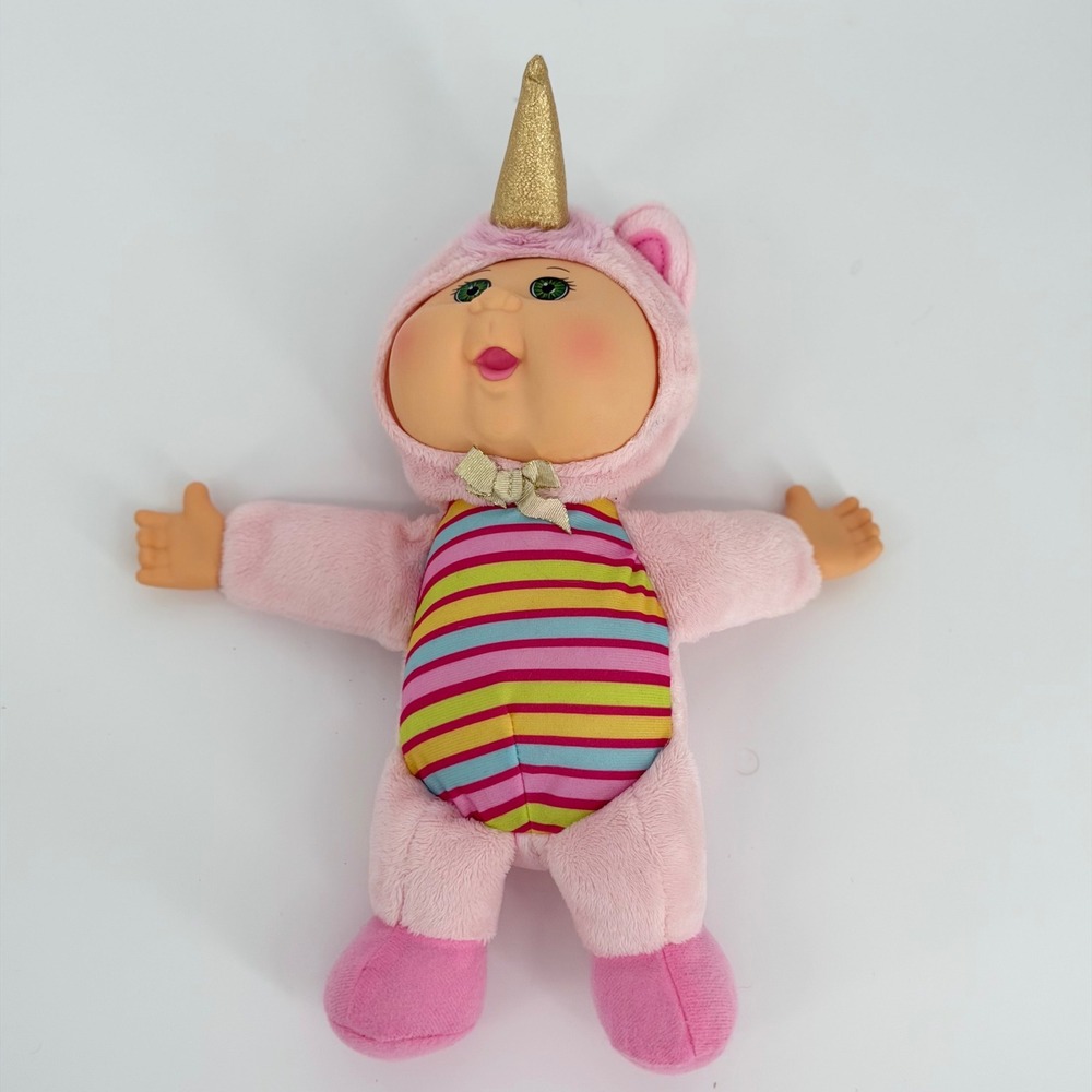 Cabbage Patch Kids Cuties Fantasy Friends Pink Unicorn Plush Doll 2017